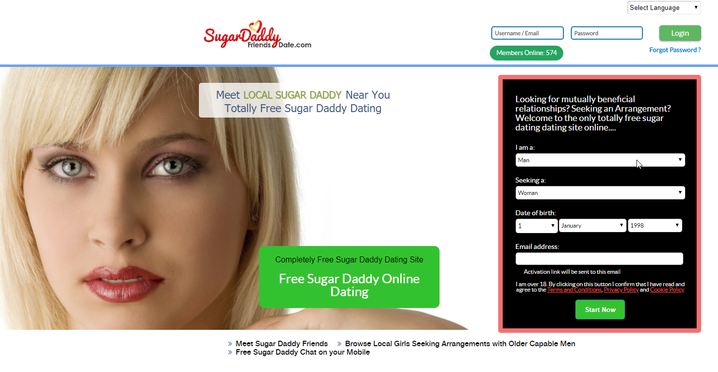 free dating sites to find sugar daddy