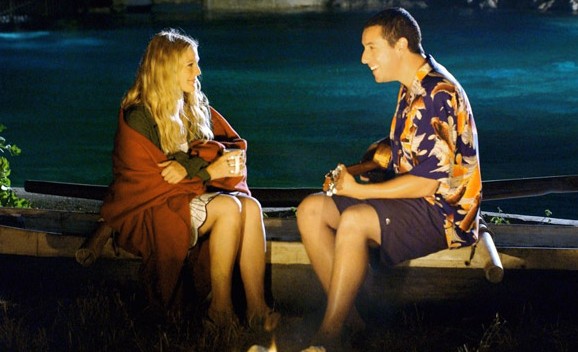 50 first dates is probably not the best example, but at least they did not spend the date taking phone calls!