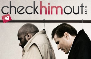 New dating site called Checkhimout.com appears to have men on laundry lines that look more like meat hooks!