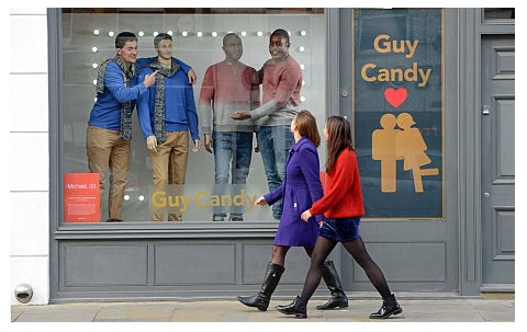 Imagine walking by these displays of REAL singles?
