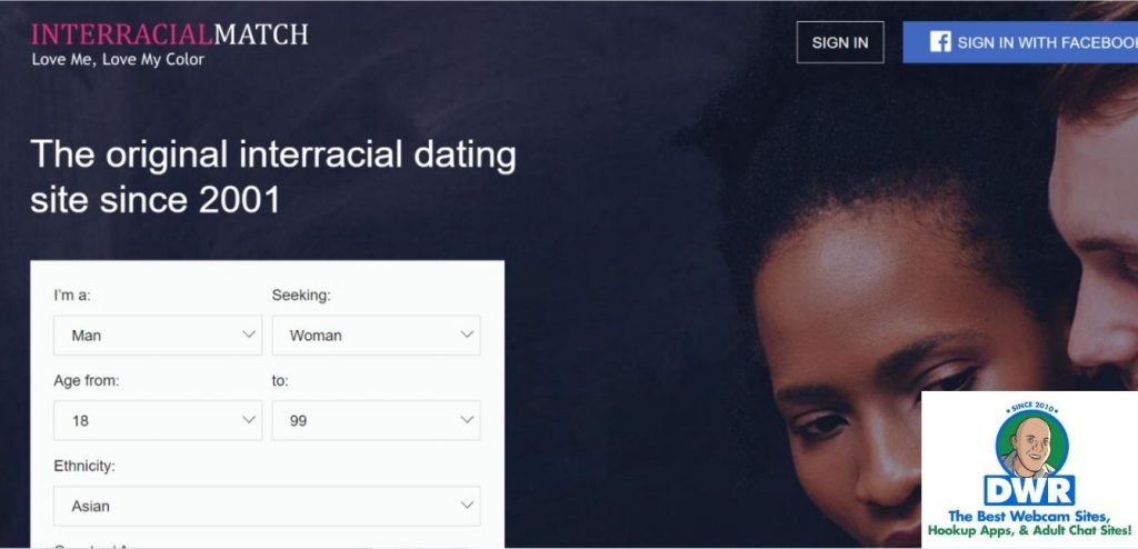 Interracial Match.com homepage