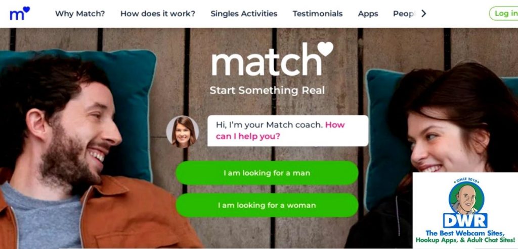 match.com homepage