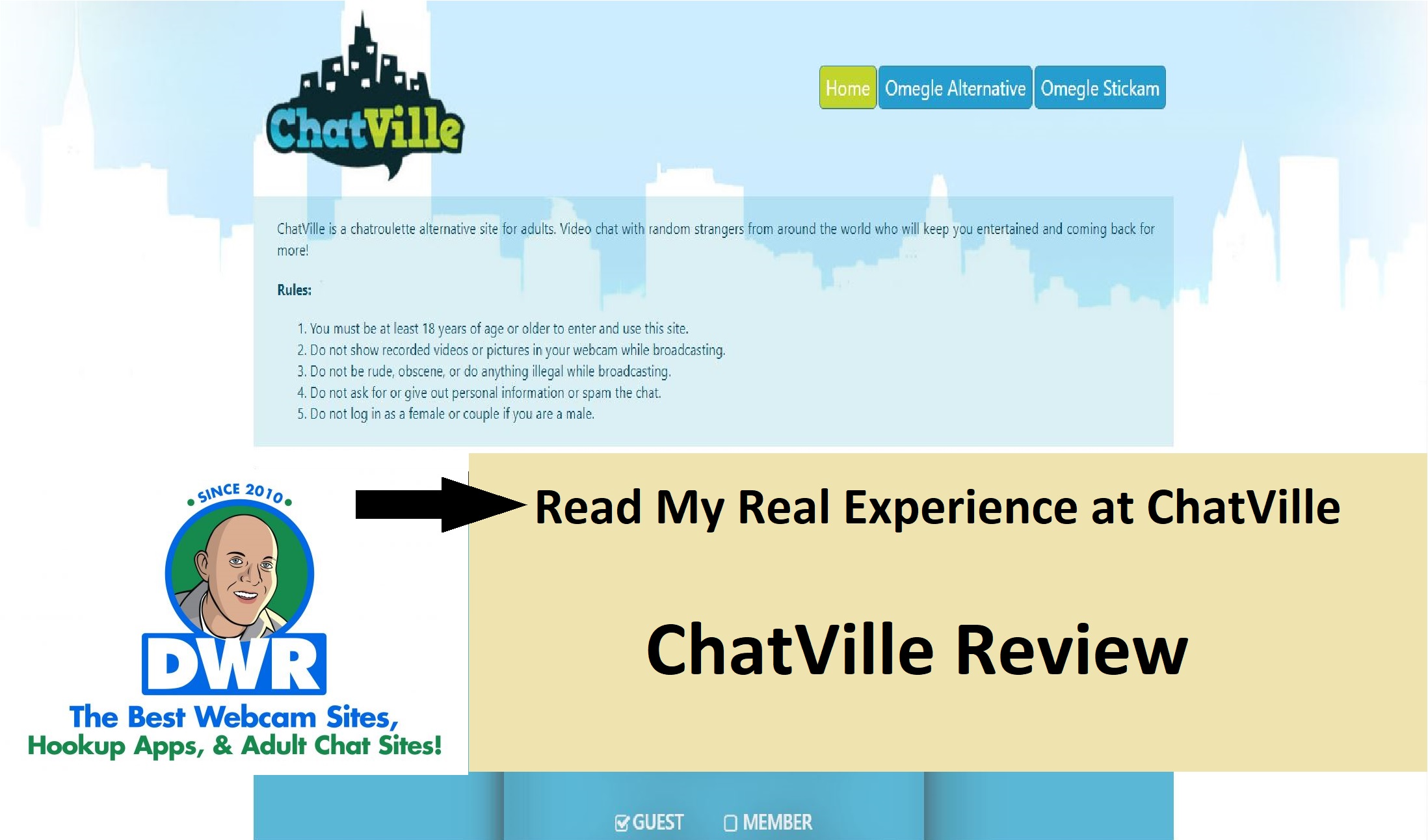 ChatVille Reviews: Worthy Or Just a Humdrum? - Compare Adult Sites