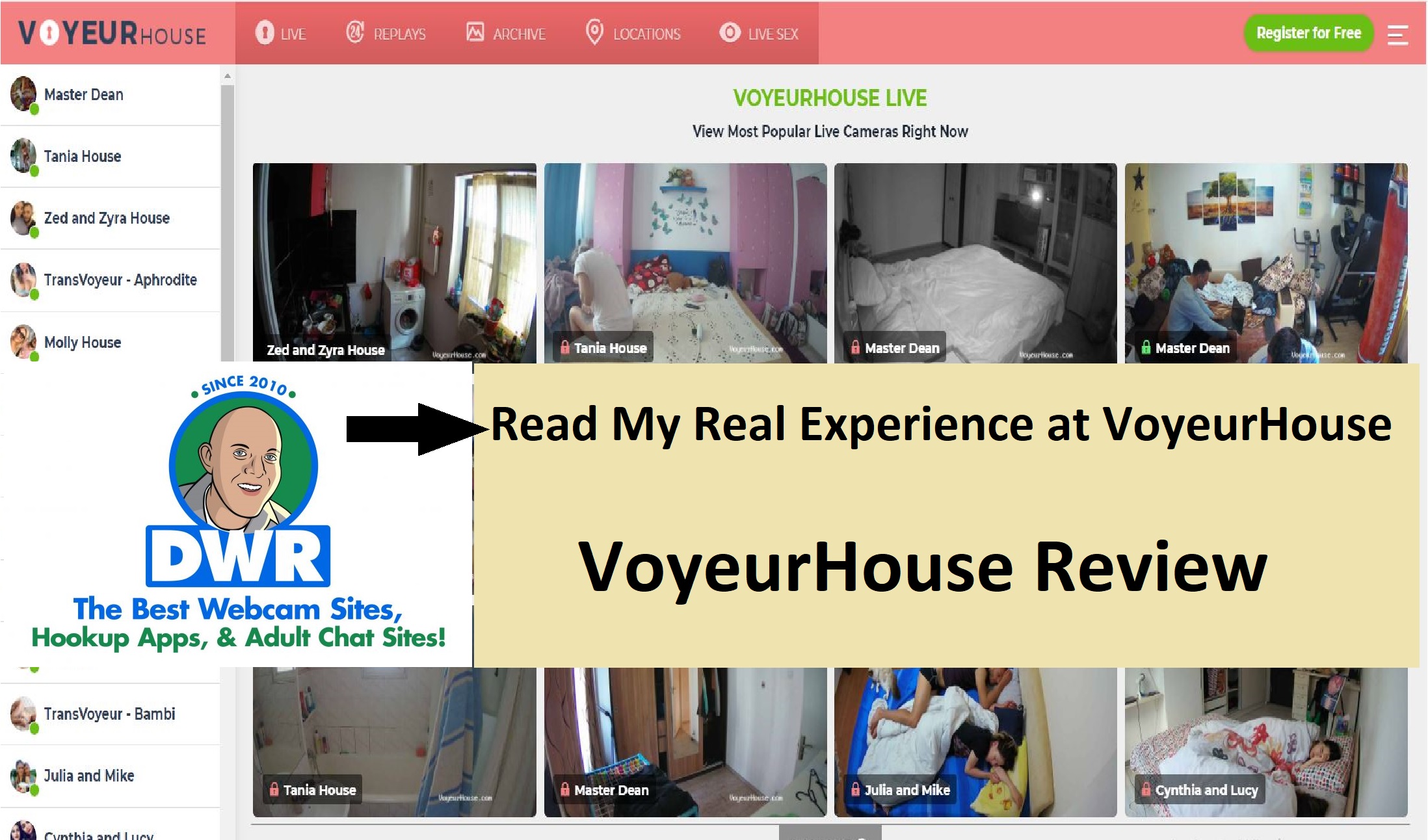sites like voyeur house