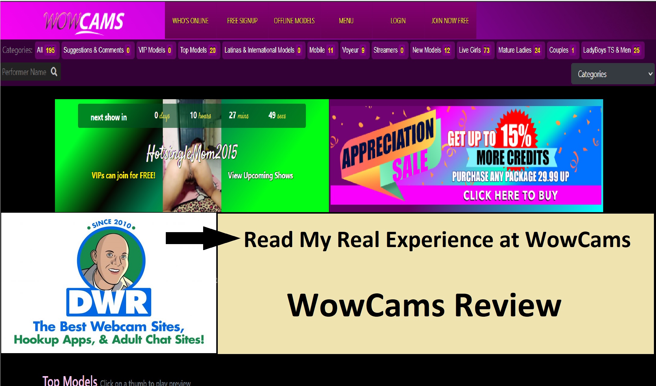 wowcams Archives - Compare Adult Sites